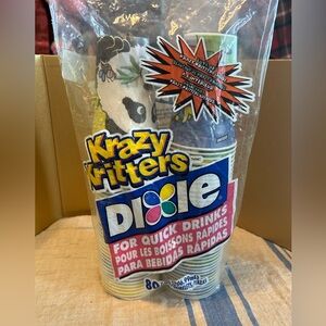 Dixie Cups Krazy Kritters 80 7oz Cups Sealed Package